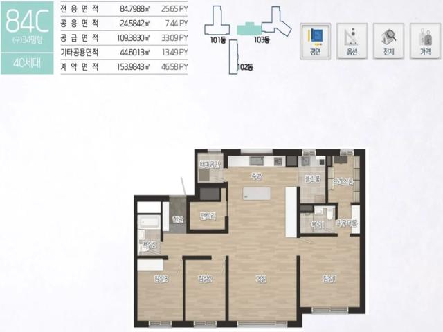 대전 엘크루 베네치아 84C